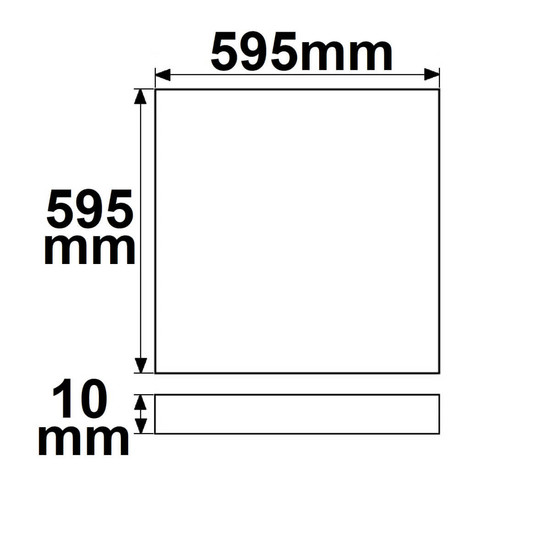 Isoled LED Panel Business Line 600 UGR<19 2H/2H, 36W, weiß RAL9016, neutralweiß, PowerSwitch 21-40W 116949