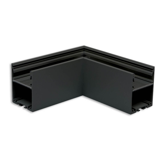 Isoled LAMP30V1 90° Eck, geschweißt, 120x120mm, schwarz RAL 9005, exkl. Cover 116968