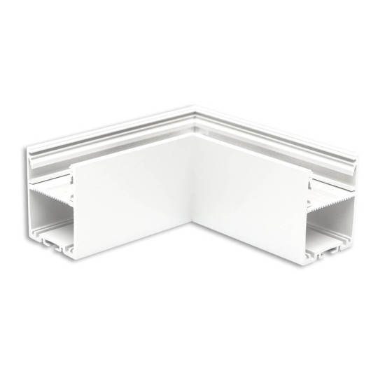 Isoled LAMP30V1 90° Eck, geschweißt, 120x120mm, weiß RAL 9003, exkl. Cover 116969