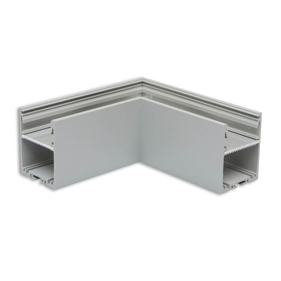 Isoled LAMP30V1 90° Eck, geschweißt, 120x120mm, silber pulverbeschichtet, exkl. Cover 116970