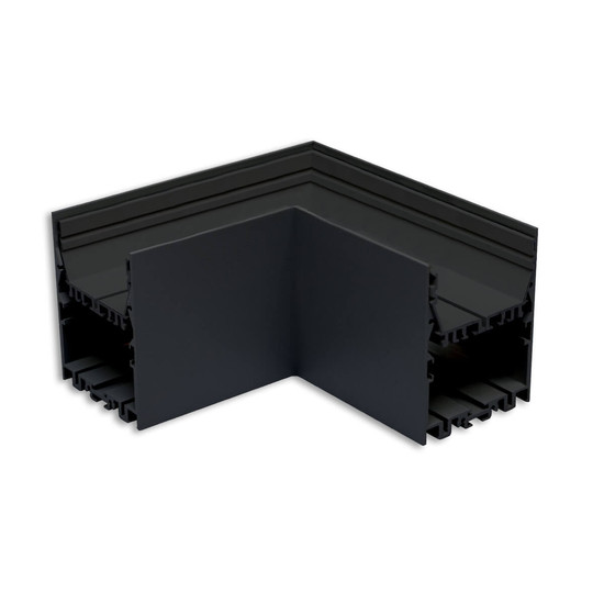Isoled LAMP40 90° Eck, geschweißt, 140x140mm, schwarz RAL 9005, exkl. Cover 116974