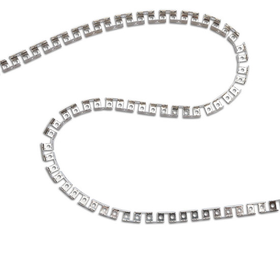 Isoled LED Aufbauprofil eloxiert, gezahnt und flexibel für NEON Flexband B04H08, 100 cm 116993