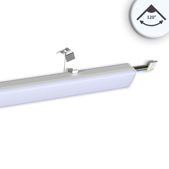 Isoled FastFix LED Linearsystem R XL Modul 1528mm 25-75W, 5000K, 120°, 160lm/W 117000