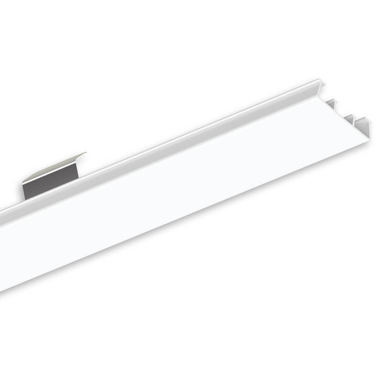Isoled FastFix LED Linearsystem R XL Blindabdeckung für Balkenaufnahme inkl. 2 erhöhte Metallclips, 1528mm 117009