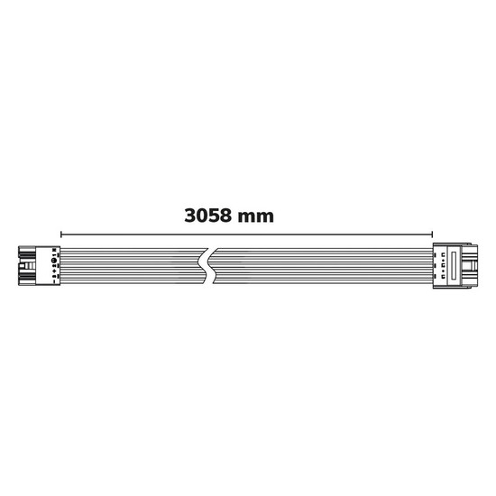 Isoled FastFix LED Linearsystem R PRO Modul Verlängerungskabel 3,0m, 7-polig female 117037