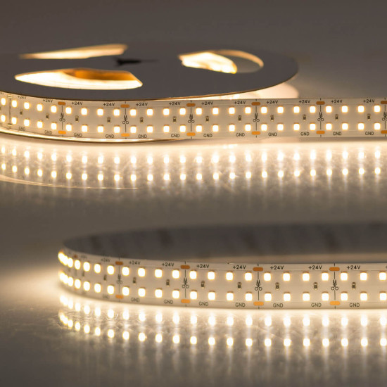 Isoled LED CRI930 Flexband, 24V DC, 30W, 150lm/W, zweireihig, IP20, 3000K, 5m Rolle, 240 LED/m 117040