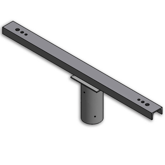 Isoled Traverse mit Zopfmaß 89/108mm für 2 Flutlichter 117049