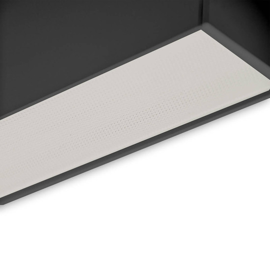 Isoled LINKLINE50 LED Aufbau/Hängeleuchte, 60cm, 15W, UGR<19 2H/2H, schwarz, 3000/4000K, DALI dimmbar 117065