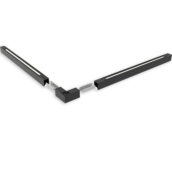 Isoled L-Verbinder für Aufbau/Hängeleuchte LINKLINE50 schwarz 117074