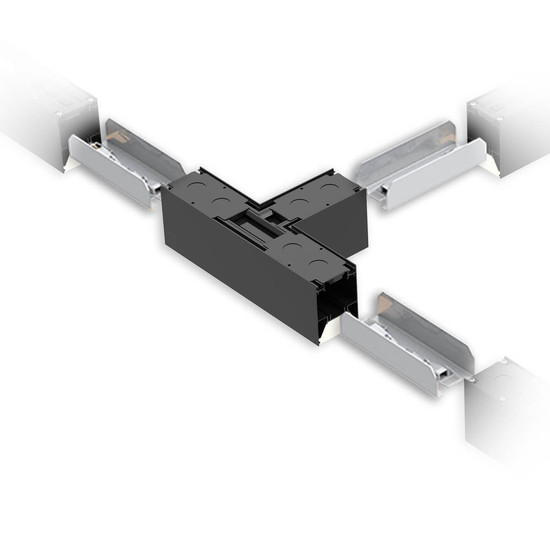 Isoled T-Verbinder für Aufbau/Hängeleuchte LINKLINE50 schwarz 117076