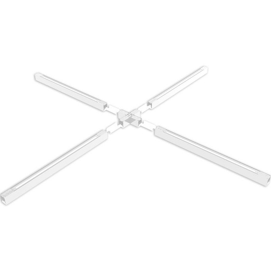 Isoled X-Verbinder für Aufbau/Hängeleuchte LINKLINE50 weiß 117077