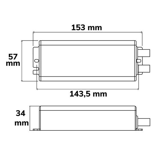 Isoled DALI-2 DT6 4 Adressen / DT8 4-Kanal 1 Adresse Multi-PWM Dimmer, IP67, 12-24V 4x5A, 36-48V 4x3A 117082