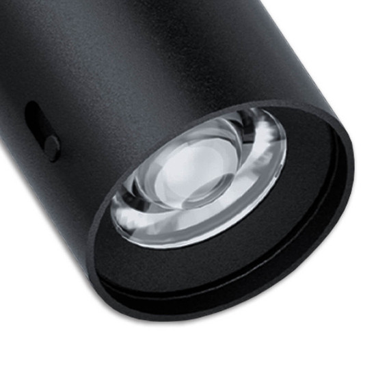 Isoled Track48 Schienenstrahler SELECT 8W UGR<19, 18°-50°, schwarz, ColorSwitch 2700-5000K 117085
