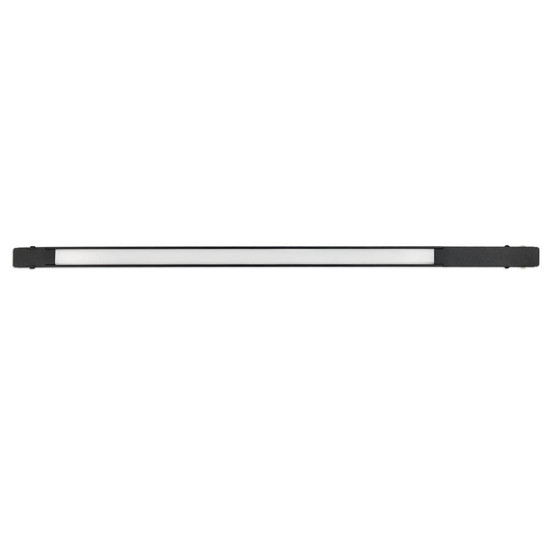 Isoled Track48 Leuchte Mini Linear, schwarz, 42cm, 10W, prismatisch, 48V DC, 4000K, CRI90 117101