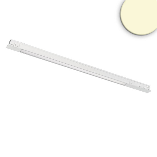 Isoled Track48 Leuchte Mini Linear, weiß, 42cm, 10W, prismatisch, 48V DC, 3000K, CRI90 117102