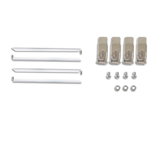 Isoled Einbaurahmen weiß RAL 9016, für LED Panels 308x1550, steckbare Schnellmontage 117111
