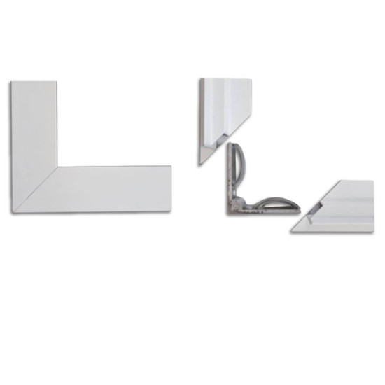 Isoled Einbaurahmen weiß RAL 9016, für LED Panels 308x1550, steckbare Schnellmontage 117111