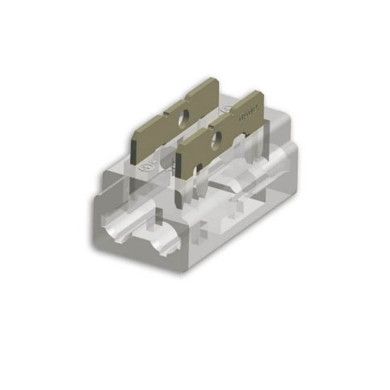 Isoled Kontakt-Verbinder Multi (max. 5A) K3-205 für 2-pol. IP20 Flexstripes mit Breite 5mm 117149
