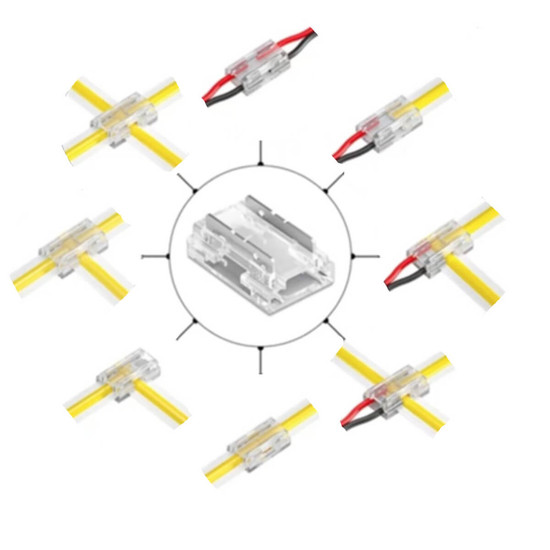 Isoled Kontakt-Verbinder Multi (max. 5A) K3-205 für 2-pol. IP20 Flexstripes mit Breite 5mm 117149