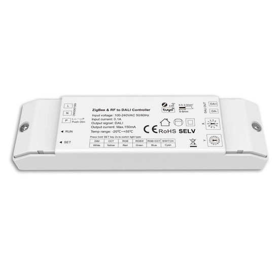Isoled Sys-Pro + ZigBee 3.0/Push auf DALI DT6/DT7/DT8 Konverter und 150mA DALI-PS, 230V 117156