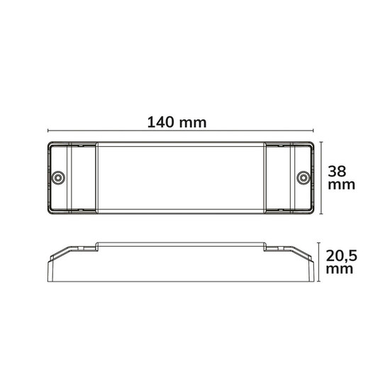 Isoled Sys-Pro + ZigBee 3.0/Push auf DALI DT6/DT7/DT8 Konverter und 150mA DALI-PS, 230V 117156