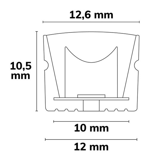 Isoled LED Wallwasher Flexband 20x55°, 3000K, 48V DC, 16W, IP67, CRI90, 10m Rolle, 84 LED/m 117181