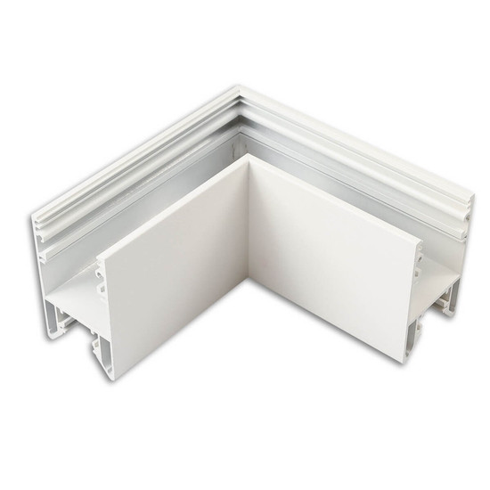 Isoled HALON 90° Eck, geschweißt, 120x120mm, weiß RAL 9003, exkl. Cover 117203