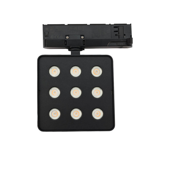 Isoled 3-Phasen Schienenstrahler MATRIX, 20W, 40°, schwarz, 4000K, UGR<19 117297