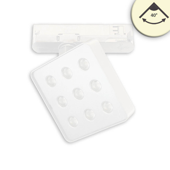 Isoled 3-Phasen Schienenstrahler MATRIX, 20W, 40°, weiß, 3000K, UGR<19 117298