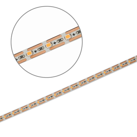 Isoled LED CRI927 MiniAMP Flexband, 24V DC, 7W, IP20, 2700K, 500cm, Kabel beids. + maleAMP, 120 LED/m 117305