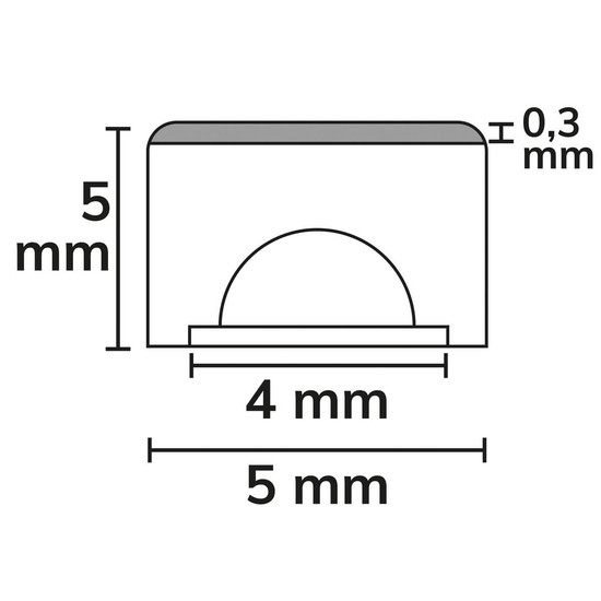 Isoled LED NEON927 MiniCut MiniAmp Black Flexband, 24V DC, 7W, IP20, 2500K, 1.2m Rolle, 400 LED/m 117328
