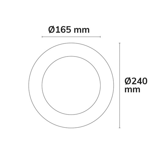 Isoled Loch Adapterring ID 165mm - AD 240mm 117349