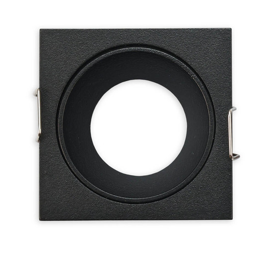 Isoled Einbaurahmen für MR11/GU10 Mini Spots, eckig, schwarz 117361