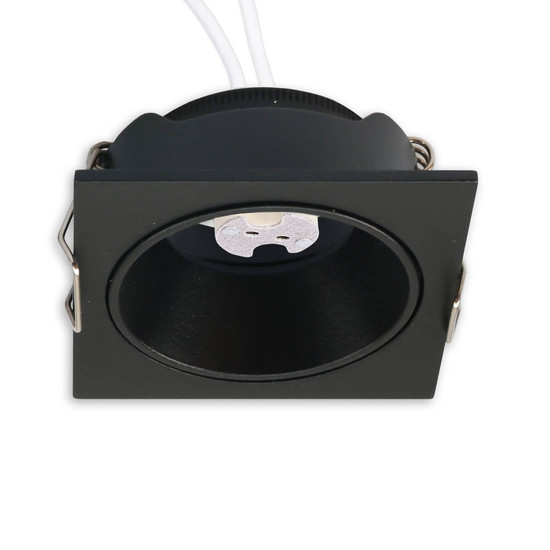 Isoled Einbaurahmen für MR11/GU10 Mini Spots, eckig, schwarz 117361