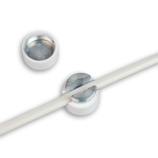 Isoled Kabel Distanzabhänger, weiß, für AD <6mm 117370