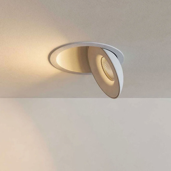 Isoled LED Einbauleuchte Sphere weiß/weiß, 2700K, 10W, CRI90, dimmbar 117374
