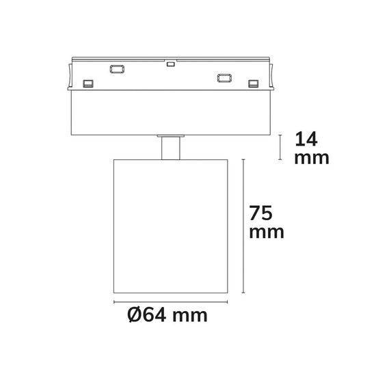 Isoled Track48 Bluetooth-Speaker, 10W, schwarz, Host-/Subeinheit 117379