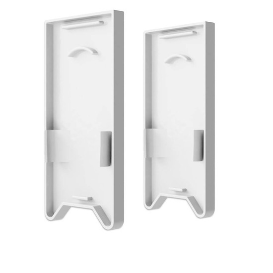 Isoled Endkappe EC121 mit Lichtfalle, weiß für Leuchtenprofil HALON U-Cover C68, 2 Stück 117396