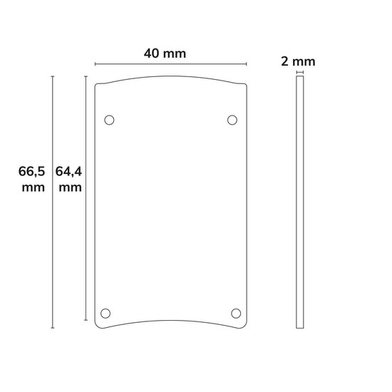 Isoled Endkappe EC124 Aluminium schwarz für Leuchtenprofil HALON mit Cover C29/C61 117401