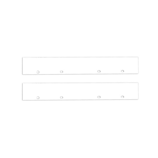 Isoled Endkappe Alu EC128 für Curtain10 DOUBLE, 2 Stück, weiß 117418