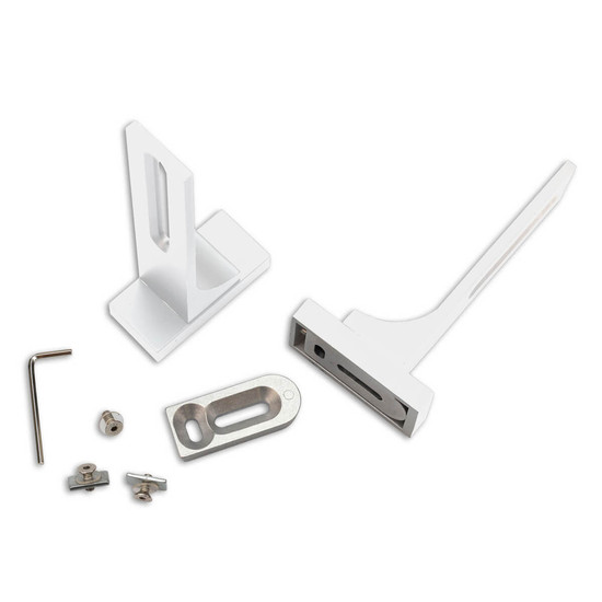 Isoled Wandausleger für Gardinenprofile, lang, 2 Stück, weiß 117426