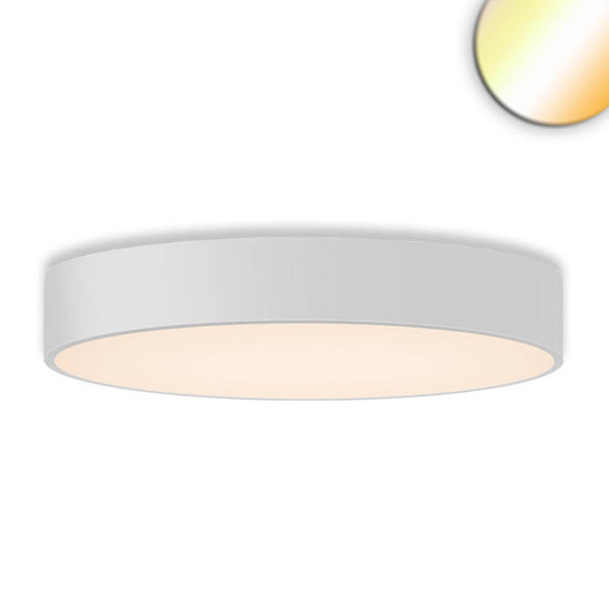 Isoled LED Deckenleuchte UGR<19 2H, weiß, 60W/70W, IP44, DN800, ColorSwitch 2700/3000/4000K, dimmbar 117526