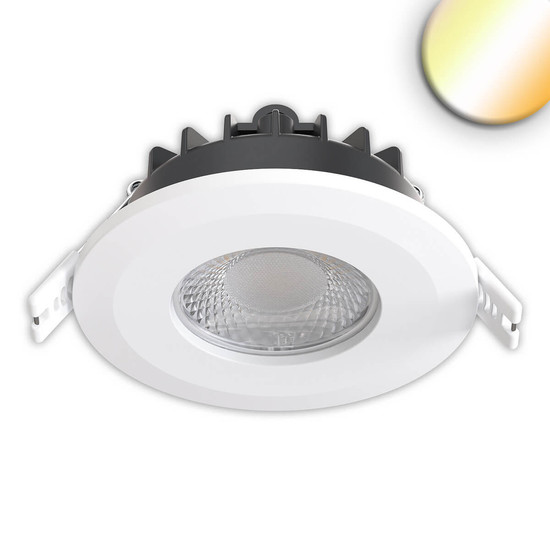 Isoled LED Einbaustrahler Vario-68, 4W/6W, 60°, 2700/3000/4000/6000K, IP65, CRI90, weiß 117541