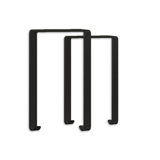 Isoled Montagebügel Z64 für Leuchtenprofil HALON zur Deckenanbau-Montage, 2 STK, schwarz 117565
