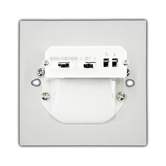 Isoled LED Wandeinbauleuchte Sys-Wall68 230V, PIR Master/Slave, 3W, 3000/4000/6000K, exkl. Dose/exkl. Cover 117572
