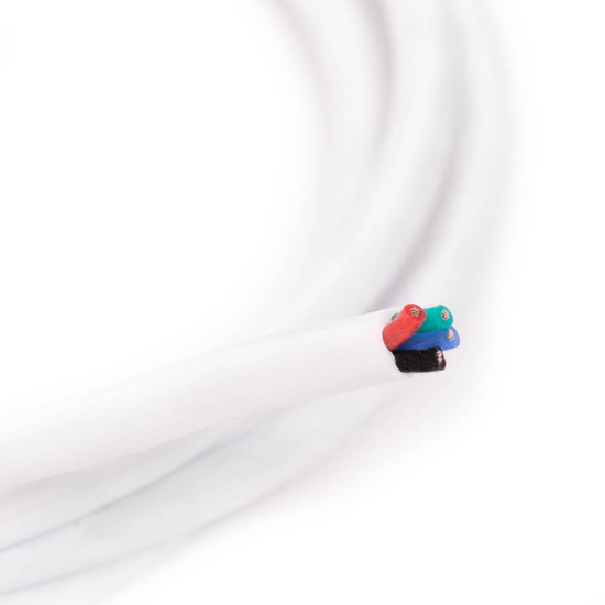 Isoled NeonPro Rundkabel 4-polig für LED-Flexband NeonPro, 4x0,33mm², 4,5mm AD, 1310 und 0812 Neon 117584