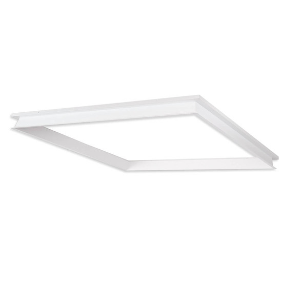Isoled Einlegerahmen rückversetzt weiß RAL 9016 für LED Panel 625x625 117585