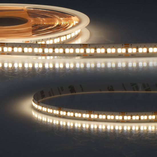 Isoled LED HEQ918/940 CCT Flexband, 48V DC, 6W+6W, IP20, 10m Rolle, 256 LED/m 117590