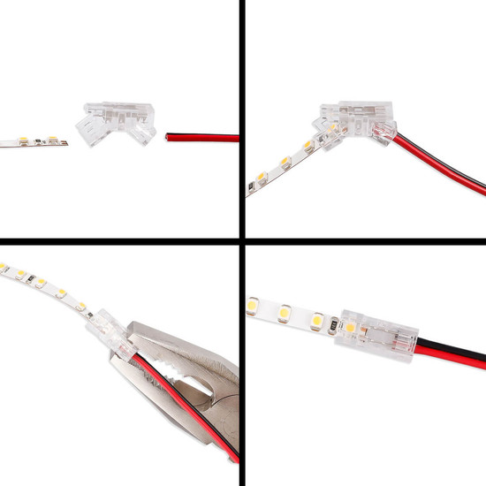 Isoled Kontakt-Verbinder (max. 5A) K3-205 für 2-pol. IP20 Flextripes mit Breite 5mm 117594