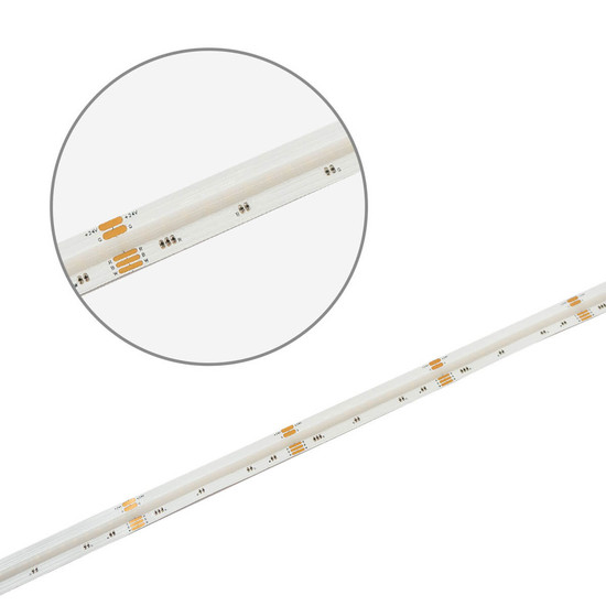 Isoled LED COB RGB+2700K Linear Flexband, 24V DC, 20W, IP20, 5m Rolle, 896 LED/m 117753